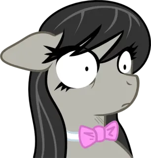 😯 My Little Pony, cartoon, pony, animal, fan art, animated telegram sticker