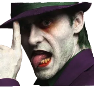🃏 Joker Joker, villano, cómics, DC Comics, Gotham, loco, criminal telegram sticker
