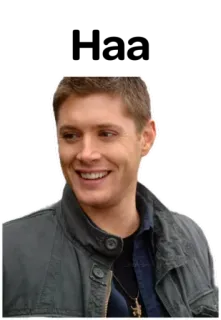 Cyan ♥ Dean whatsapp stickers