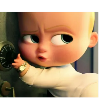🤓 Boss Baby The Boss Baby Boss Baby, Baby, Cartoon, Animation telegram sticker
