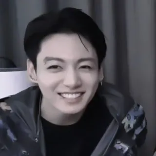 🤍 Jungkook K-pop, cantante, ídolo, BTS, música, masculino telegram sticker