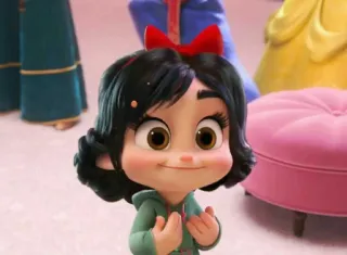 🦋 Vanellope von Schweetz Wreck-It Ralph cartoon, disney, movie, character, Vanellope, Wreck-It Ralph whatsapp sticker