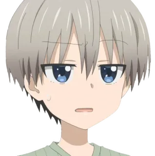 🤨 Uzaki Hana Uzaki-chan Wants to Hang Out! anime, cartoon, Uzaki-chan Wants to Hang Out!, Uzaki Hana, character, sticker telegram sticker