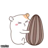 ✨ wontor hamster, fofo, animal, semente, desenho animado, feliz telegram sticker