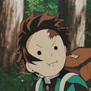 ❤️ Tanjiro Kamado Demon Slayer アニメ, マンガ, 鬼滅の刃, 炭治郎, 竈門, 面白い, 漫画 telegram sticker