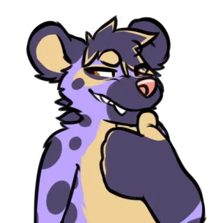 😏 hyena telegram sticker