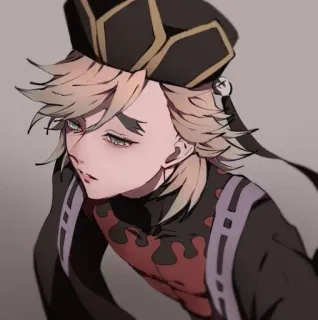 🎐 Doma Demon Slayer Anime, Dämon, Doma, Kimetsu no Yaiba, Charakter telegram sticker
