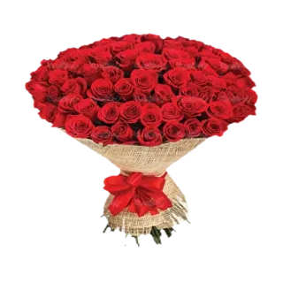 💐 Rosen, Blumenstrauß, Blumen, rote Rosen, Geschenk, Feier, Romantik telegram sticker