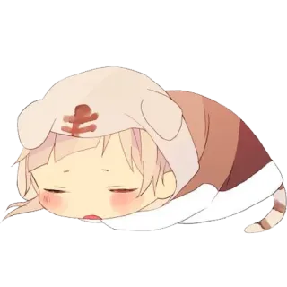 😪 Cartoon, Chibi, Schlafend, Süß telegram sticker