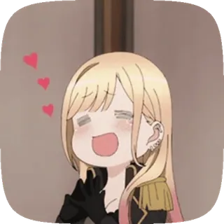 ๐ Marin Kitagawa My Dress-Up Darling Anime, Carina, Ragazza, Marin Kitagawa, My Dress-Up Darling telegram sticker