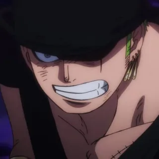🧩 Roronoa Zoro One Piece Anime, Pirata, Spadaccino, Zoro, One Piece telegram sticker