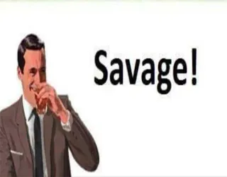 😂 Savage! crudele, umorismo, bere, uomo, meme telegram sticker