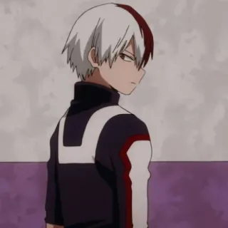 ❄️ Todoroki Shoto My Hero Academia Anime, Postać, My Hero Academia, Todoroki, Shoto, Quirk telegram sticker