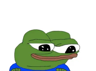 😄 Pepe the Frog Pepe, żaba, mem, mem internetowy, reakcja telegram sticker