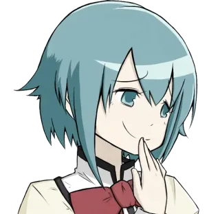 😏 Sayaka Miki Puella Magi Madoka Magica Anime, Manga, Carino, Sticker, Sayaka Miki, Puella Magi Madoka Magica telegram sticker