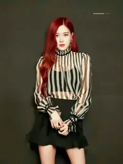 ☁️ Rosé K-Pop, Blackpink, zangeres, beroemdheid, mode, vrouw, rood haar whatsapp sticker