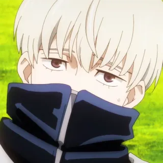 💀 Toge Inumaki Jujutsu Kaisen Anime, Nhân vật, Chú thuật hồi chiến, Toge Inumaki whatsapp sticker