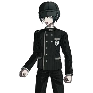 😡 Shuichi Saihara Danganronpa Аниме, Danganronpa, Шуичи Сайхара, Персонаж telegram sticker