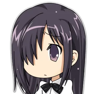 😕 Аниме, Чиби, Мультфильм, Манга, Персонаж whatsapp sticker