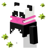 🦠 Panda, Pixelkunst, Tier, Süß telegram sticker