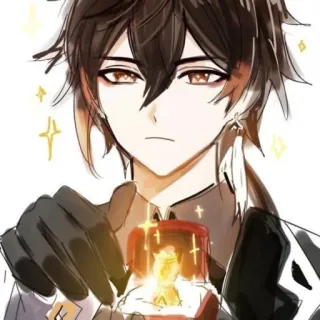 💍 Zhongli Genshin Impact Аниме, Видеоигра, Персонаж, Ювелирные изделия, Свадьба, Кольцо, Genshin Impact, Чжун Ли telegram sticker