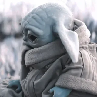 🧪 Grogu The Mandalorian Grogu, Baby Yoda, Star Wars, Mandaloriano, fofo, série de TV, espaço, alienígena telegram sticker