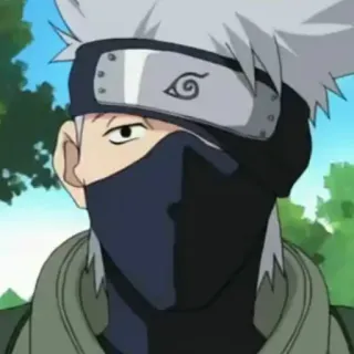 ⚡️ Kakashi Naruto anime, character, Kakashi, Naruto, ninja, manga telegram sticker
