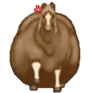 🤩 horse, angry, cartoon, animal whatsapp sticker