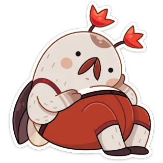 ☹️ sticker, character, cute, cartoon, animal telegram sticker