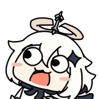 😬 Paimon Genshin Impact Paimon, Genshin Impact, Anime, Jeu vidéo, Personnage whatsapp sticker