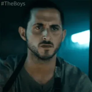😒 The Boys #TheBoys the boys, show, tv show, entertainment, amazon prime video, series whatsapp sticker