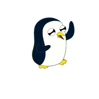 🐧 Gunter Adventure Time Pinguin, Adventure Time, Cartoon, Gunter telegram sticker