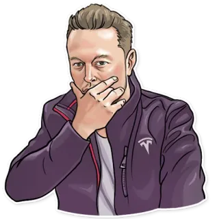 🙊 Elon Musk elon musk, tesla, biznesmen, celebryta, przedsiębiorca telegram sticker