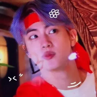 🐹 Jin K-pop, Jin, BTS, ca sĩ, thần tượng telegram sticker