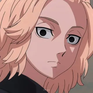 😯 Anime, Cartone animato, Manga, Ritratto, Personaggio, Biondo telegram sticker