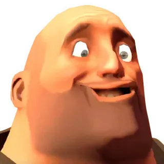 🤪 Heavy Team Fortress 2 pesado, team fortress 2, tf2, video game, personagem, sorriso telegram sticker