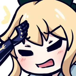 🤦‍♀️ อนิเมะ, ผู้หญิง, การ์ตูน, สีหน้า, น่ารัก, ตลก telegram sticker