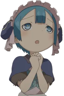 💔 Marulk Made in Abyss Anime, Dibujos animados, Lindo, Manga, Chica, Triste whatsapp sticker