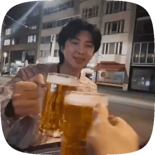 🍻 birra, cin cin, brindisi, bevande, festa, alcol telegram sticker