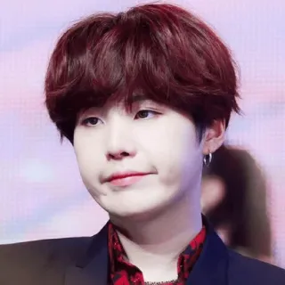😕 Suga Suga, BTS, Kpop, singer, musician telegram sticker