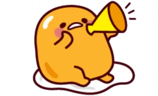 🥞 Gudetama Gudetama, uovo, pigro, cartone animato, carino whatsapp sticker