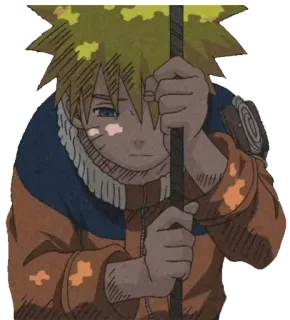😔 Naruto anime, naruto uzumaki, sad, manga, character telegram sticker