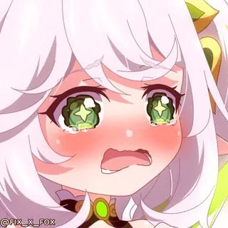 😢 Nahida Genshin Impact OVR_X_FOX whatsapp sticker