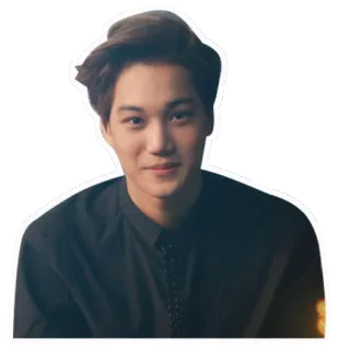 🕶 Kai kpop, cantante, ritratto, maschio, exo telegram sticker
