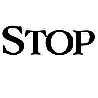 🛑 STOP Стоп, Предупреждение, Знак, Осторожно, Тревога telegram sticker