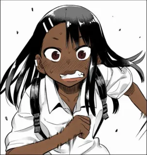 🏃‍♀️ Nagatoro Don't Toy with Me, Miss Nagatoro Anime, Manga, Nagatoro, Ijiranaide, Nagatoro-san, Charakter, Wütend, Gesichtsausdruck, Hayase Nagatoro telegram sticker
