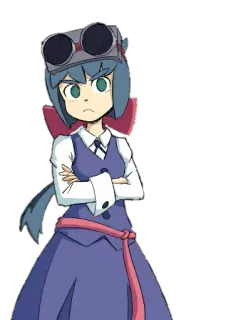 😕 Lotte Yansson Little Witch Academia Anime, Strega, Magia, Lotte Yansson, Little Witch Academia telegram sticker