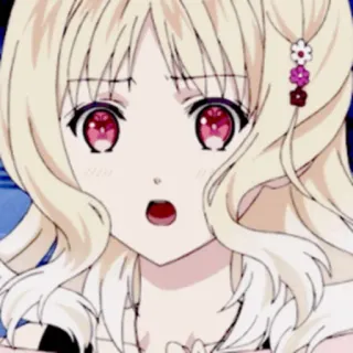 🗝 Yui Komori Diabolik Lovers Anime, Manga, Mignon, Fille, Blonde, Diabolik Lovers whatsapp sticker