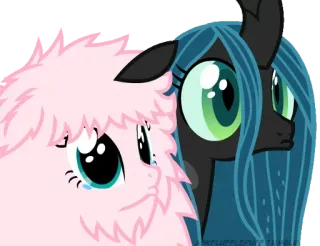🤯 ASKFLUFFLEPUFF.TUMBLR My Little Pony, pony, Chrysalis, Fluffle Puff, cartoon telegram sticker