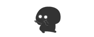 ✨ sticker, dito medio, offensivo, cartone animato, gesto whatsapp sticker